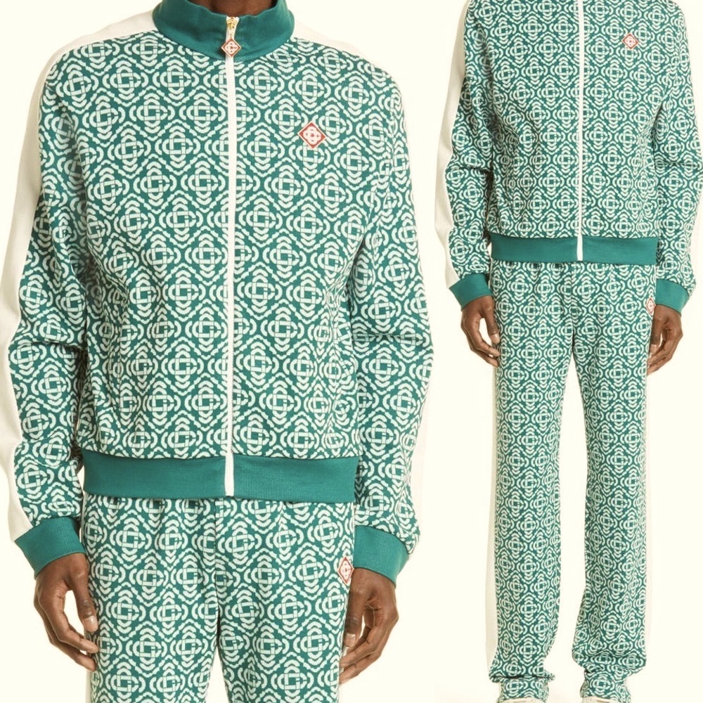 Men’s Casablanca logo tracksuit